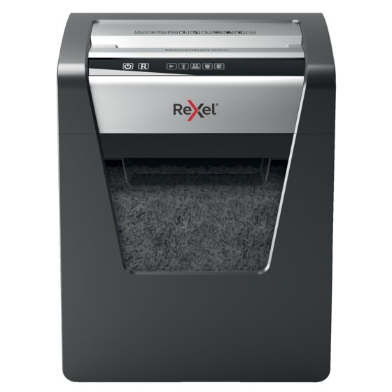 Rexel Momentum Cross X415 Shredder – Cross-Cut, Paper Clips & Staples