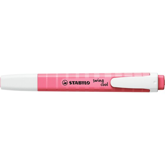 Stabilo Swing Cool Pastel Highlighter – Cherry Blossom Pink | Box of 10