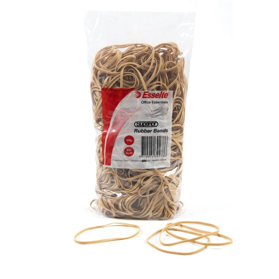 Esselte Superior Rubber Bands Size 35 – Natural Rubber