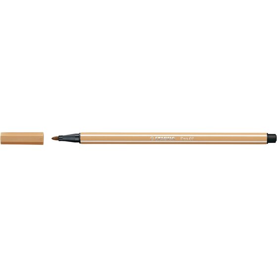 STABILO Pen 68 Fibre Tip Pen Light Ochre 1.0mm Premium Felt-Tip