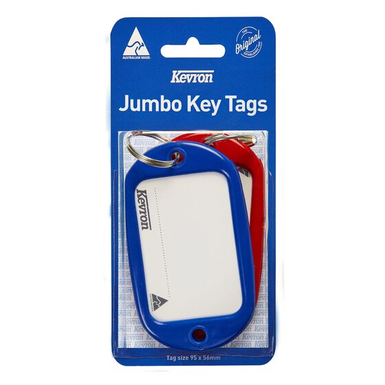 Kevron ID10 Jumbo Key Tags – Assorted Pack of 2 – Commercial & Hospitality