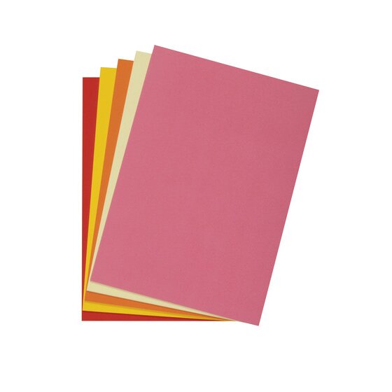 Colourful Days Colourboard 200gsm A4 297 x 210mm Assorted Warm Colours Pack of 25