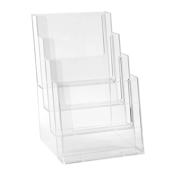 ESSELTE Free-Standing A5 Brochure Holder – 4 Pockets