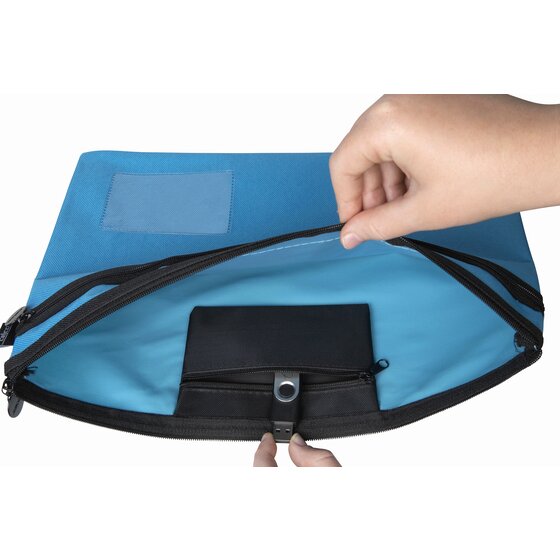 Celco Pencil Case Marine Blue 350mm x 260mm – Two-Zip, Durable Polyester