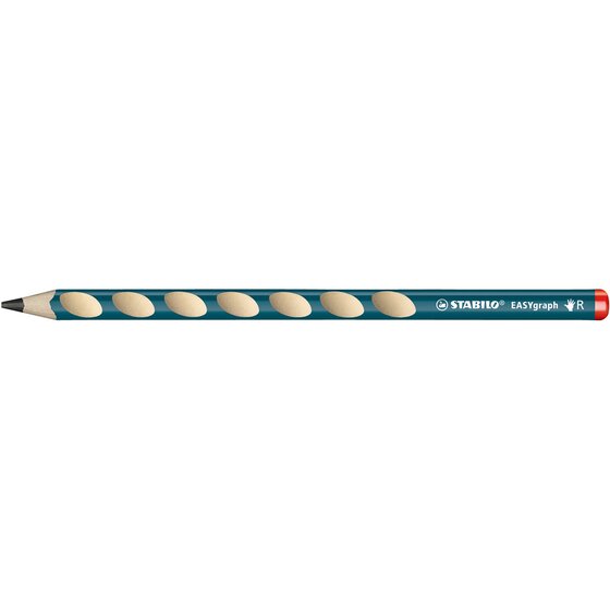 STABILO Easygraph HB Graphite Pencil – Blue, Right-Handed Ergonomic
