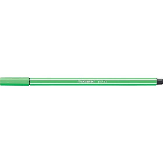 STABILO Pen 68 Fibre Tip Pen – Light Emerald | 1.0mm M-Tip Felt-Tip