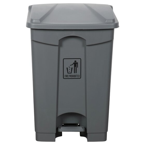 Cleanlink 45L Rubbish Bin with Pedal Lid – Grey