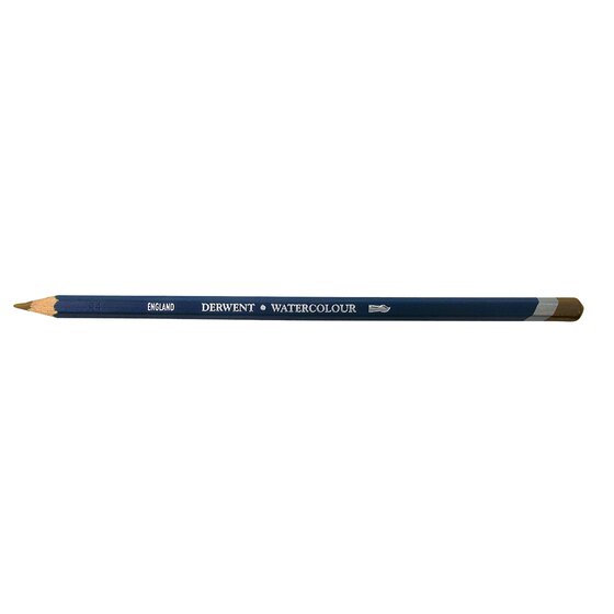 Derwent Watercolour Pencil – Bronze 52 | Hexagonal Barrel, Water-Activated