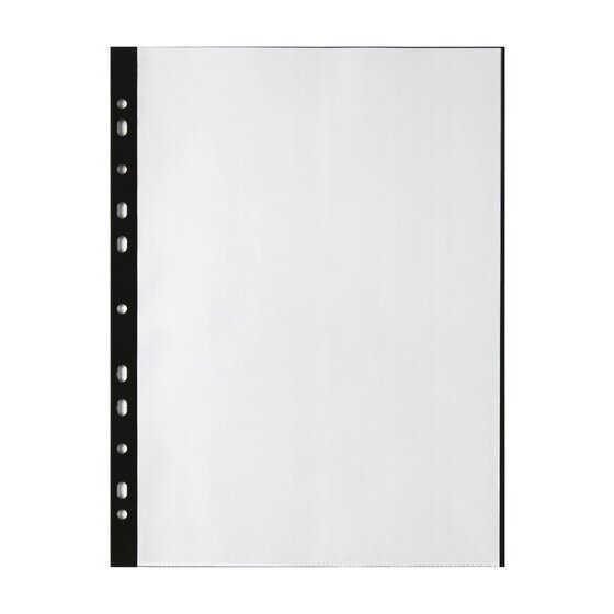 Marbig Binder Display Book – 20 Pocket A4 Clear & Black