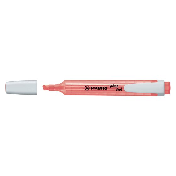 STABILO Swing Cool Highlighter – Red, Box of 10