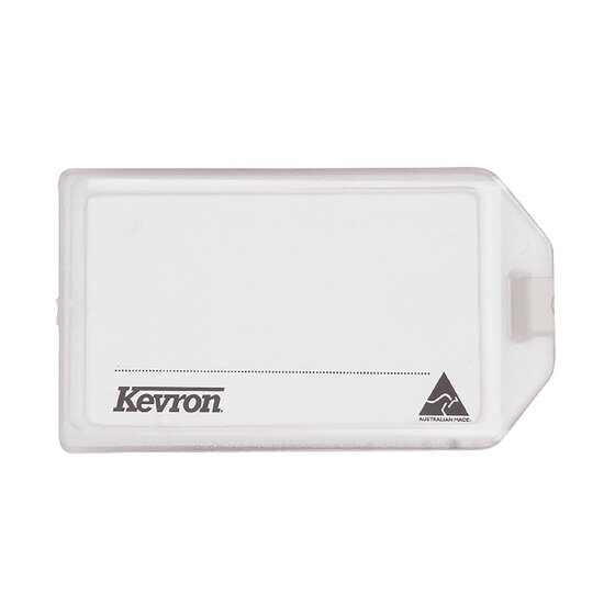 KEVRON ID34 Executive Hotel Tag – Clear Bag, Pack of 25 – Luggage & Travel ID Tags
