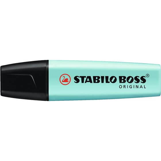 STABILO BOSS Pastel Highlighter – Touch of Turquoise (Box of 10)