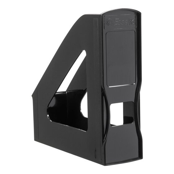 Esselte Nouveau Magazine File, Black, Vertical