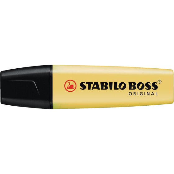 Stabilo Boss Pastel Highlighter – Milky Yellow – Box of 10