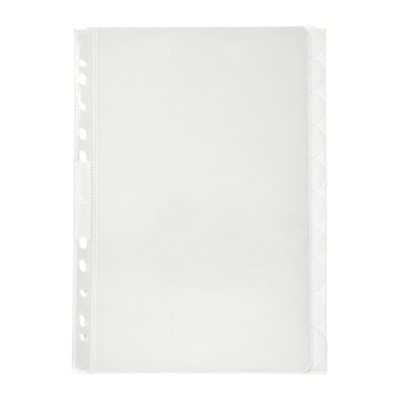Marbig Professional Indices & Dividers – 10 Tab PP A4 Clear