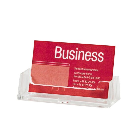 Esselte Business Card Holder – Free-Standing Landscape Display