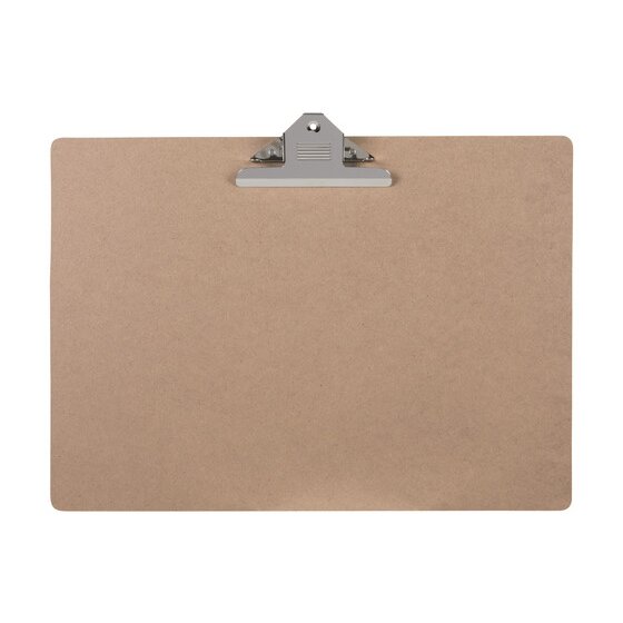 Marbig A3 Masonite Clipboard with Large Metal Clip – Black