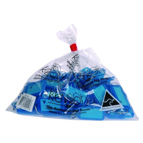 Kevron ID5 Key Tags – Blue, Bag of 50
