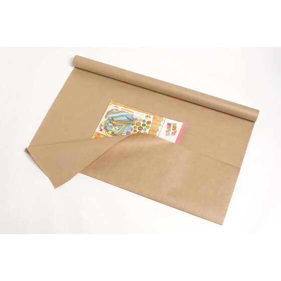Cumberland Kraft Wrapping Roll – 375mm x 10m, Box of 40