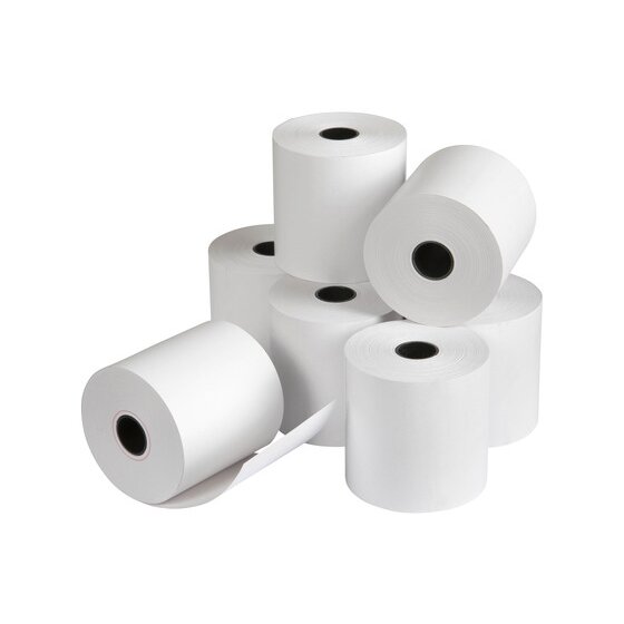 Marbig Cash Register / EFTPOS Thermal Receipt Rolls – 57 x 57 x 11.5mm, Pack of 8
