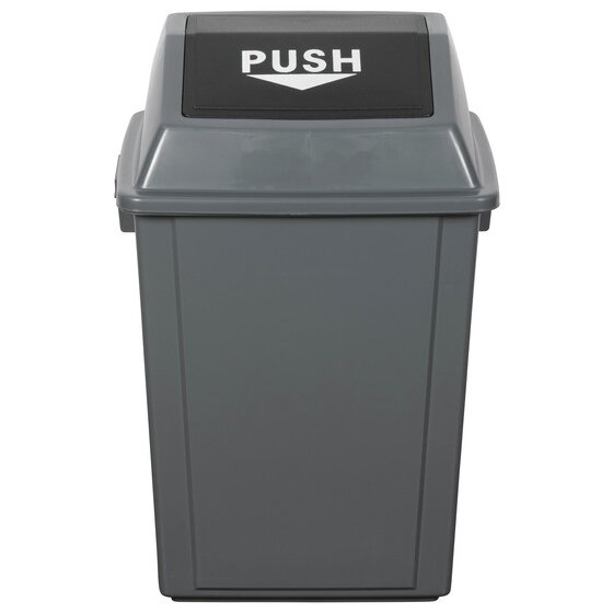 Cleanlink Rubbish Bin with Bullet Lid – 40L Grey