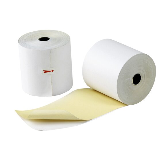 Marbig Cash Register / EFTPOS Roll – 2 Ply – 76 x 76 x 11.5 mm (Pack of 4)