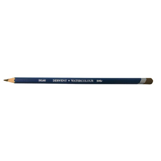 Derwent Watercolour Pencil – Sepia 53 | Hexagonal Barrel, Water-Activated