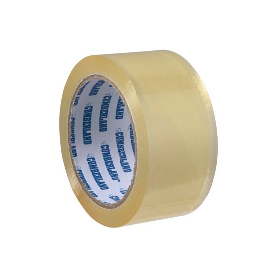 Cumberland Low Noise Packaging Tape Clear (Pack of 6)