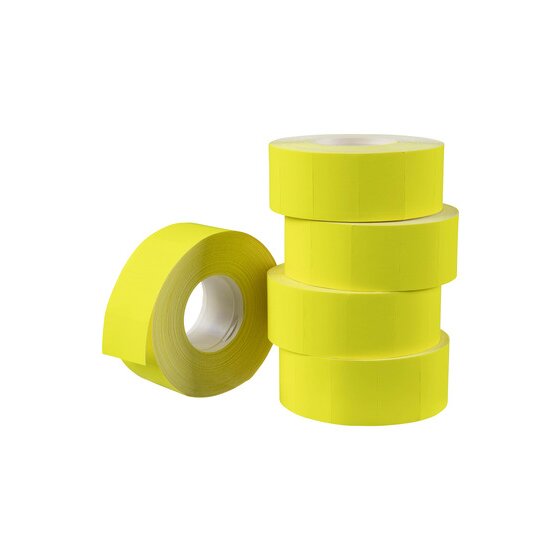 Quikstik Mark 2 II Permanent Blank White Labels – 1000 Labels/Roll, 23x16mm (Pack Of 5 Rolls) 48268