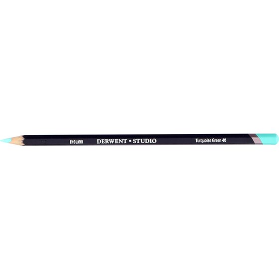 Derwent Studio Pencil – Turquoise Green 4 | Fine-Point Coloured Pencil