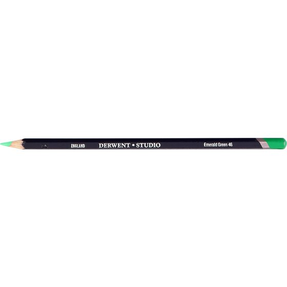 Derwent Studio Pencil – Emerald Green 46 | Fine Point Colour Pencil
