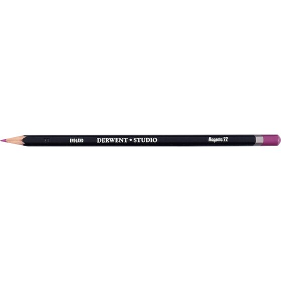 Derwent Studio Pencil – Magenta 22 | Precision Colour Pencil for Artists & Designers