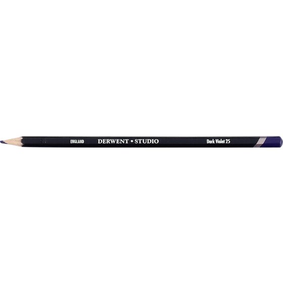 Derwent Studio Pencil – Dark Violet 25 | Precision Colour Pencil for Artists & Designers