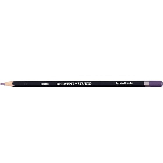 Derwent Studio Pencil – Red Violet Lake 24 | Fine Detail Colour Pencil for Art & Design