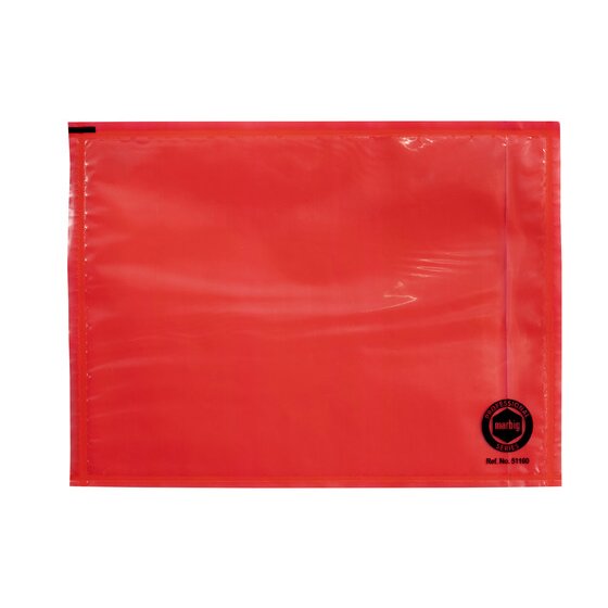 Marbig Professional Packaging Envelope Plain Red 175 x 125 mm – Box of 1000