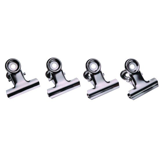 Esselte Bulldog Clips 31mm – Chrome (Box of 144)
