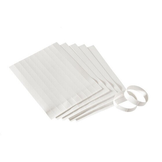 COLOP E-Mark Wristbands – 100-Pack, HDPE, White