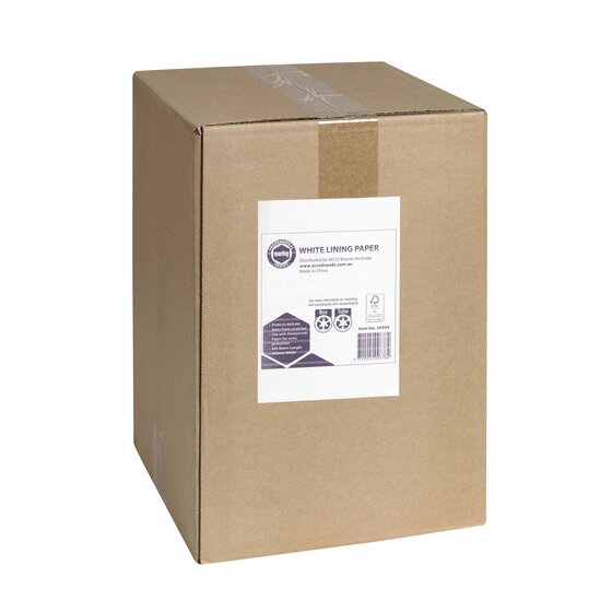 Marbig Professional Lining Paper 840m – White Protective Wrap for Shipping