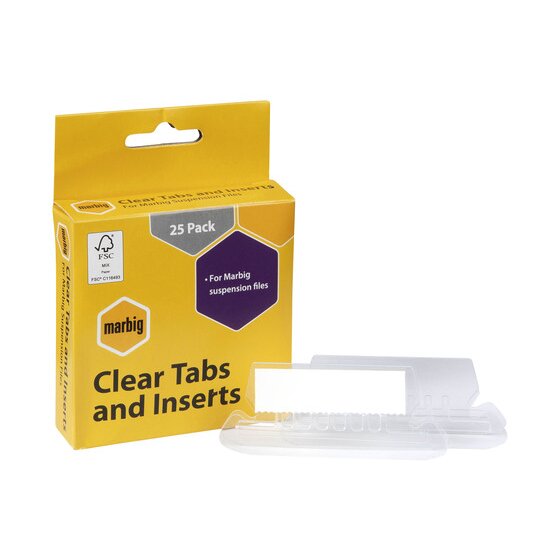 Marbig Tabs & Inserts – Box of 25