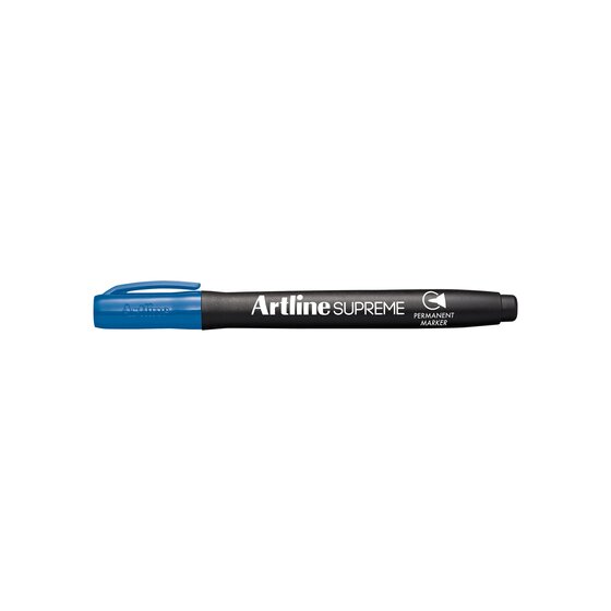 Artline Supreme Permanent Marker – Royal Blue | Antimicrobial Grip | Paper & Board