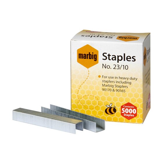 MARBIG Staples 23/10mm Heavy Duty – Box of 5,000