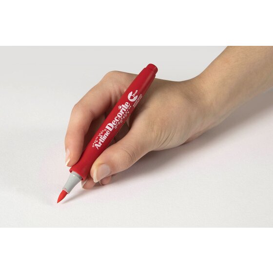 Artline Decorite Standard Brush Marker – Red