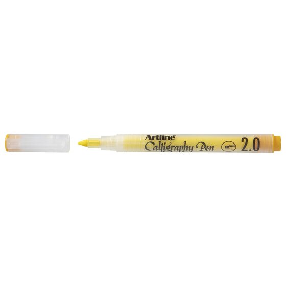ARTLINE Calligraphy Pen 2.0mm – Pastel Yellow