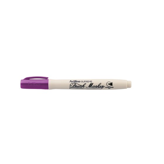 Artline Supreme Brush Marker – Magenta | Water-Based Permanent Ink