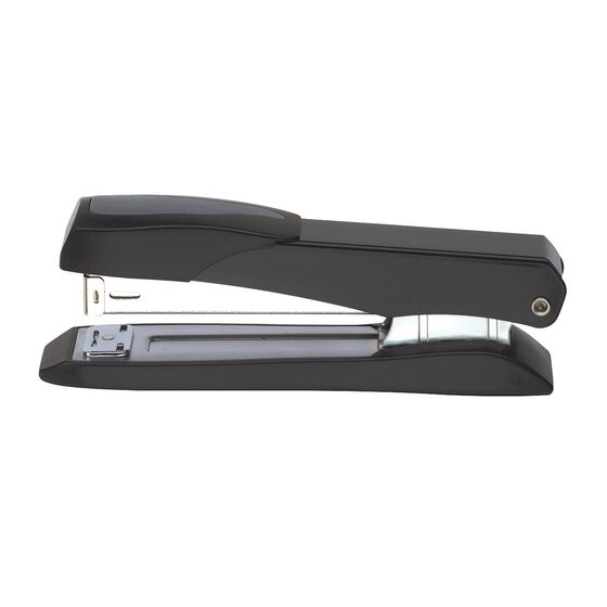 MARBIG Desktop Stapler – Strip Feed, Black | 20-Sheet Capacity