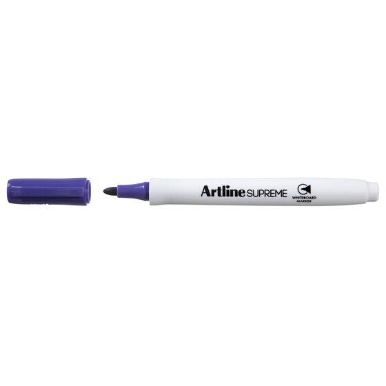 Artline Supreme Whiteboard Marker – Purple | Antimicrobial Silver-Based | Traditional & Electronic Boards