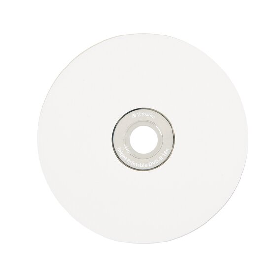 Verbatim 4.7GB DVD-R Spindle – White, Pack of 50