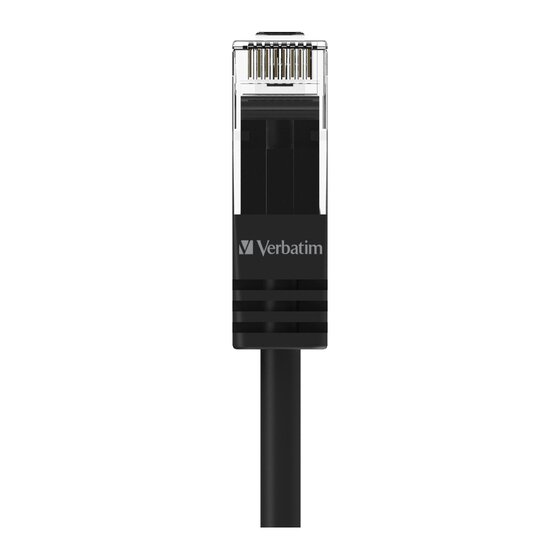 Verbatim CAT 6 Ethernet Cable 3 Metre Black