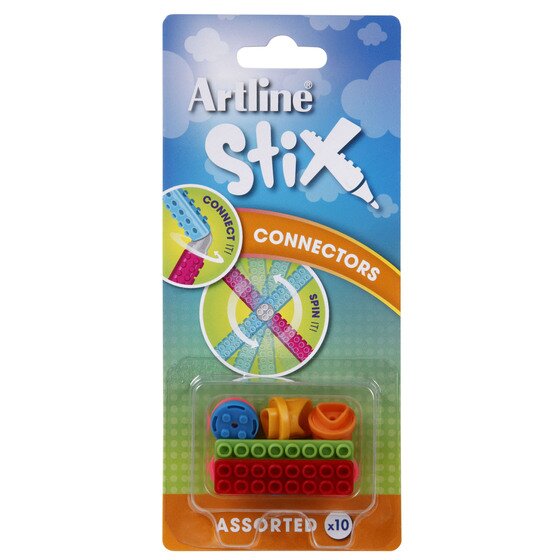 Artline STIX Connector Pack (10) – Kids' Colouring Marker Connectors