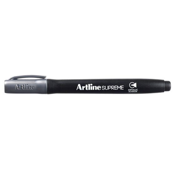 Artline Supreme Permanent Metallic Marker – Silver
